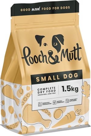 - Complete Small Dry Dog Food (Grain Free), Superfood Blend, 1.5kg, packaging may vary