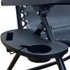 Zero Gravity Chair Heavy Duty Textoline Outdoor & Garden Sunloungers Reclining, Folding Chair, Relaxer Chairs with Cup Holder and Headrest Pillow (1, BLACK)