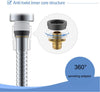 Shower Hose 1.25m | Flexible Stainless Steel Replacement Shower Hose Pipe with 2 Washers Leakproof & Anti-Kink | Universal Fit