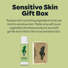 SENSITIVE SKIN Gift Box - 100% Natural & Vegan: Soothing Repair Oil & Avocado + Shea Butter Soap - Made in UK by an Expert Midwife