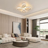 Modern LED Ceiling Light, 30W Flower Shape Ceiling Lamp, White Ceiling Lights fixtures for Bedroom, Living Room, Dining Room, Aisle Entrance, Kitchen, Warm White 3000K