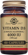 Vitamin D3 4000 IU (100 µg) Vegetable Capsules - Pack of 60 - Cholecalciferol - Keeps Bones and Teeth Healthy - Supports Muscle Function & Immunity - Vegetarian