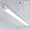 6000k Led Batten Light, 4FT 120CM, 36W Plug in Wall Light Shed Loft Light, IP65 Plug in Ceiling Light Strip for Garage Lighting, Office, Bedroom, Kitchen, Shed,Outdoor,Tube Light