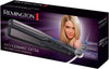 Hair Straightener Advanced Ceramic coating for Sleek & smooth glide, Wide longer length 110mm floating plates, Digital display, Heat proof pouch, Up to 230°C, S5525 Black Grey