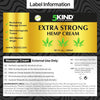 Extra Strong Hemp Cream 300ml - High Strength Hemp Oil and Arnica Cream - for Massaging Joints & Muscles, Lower Back, Feet, Knees, Neck & Shoulders - Rich in Natural Ingredients