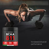 ® BCAA 8.1.1 500 Tablets - Branched Chain Amino acids with leucine, isoleucine, valine - Enriched with Vitamin B1 and B6 - Lactose Free - Vegan, No GMO - Pre and Post Workout Food Supplement