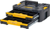 DWST1-70706 T-Stak IV Tool Storage Box with 2-Shallow Drawers, Yellow/Black, 7.01 cm*16.77 cm*12.28 cm