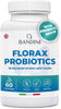 ® FLORAX PROBIOTICS | 2 Months Supply | 18 Bacterial Strains - 20 Billion CFU | Multi-Strain Formulation Probiotics for Digestive System - Gut Friendly | 60 Vegan Capsules for Women & Men