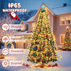 Christmas Tree Lights, 2m * 16 Lines 400 LEDs Fairy Lights Mains Powered with 8 Light Modes,Memory & Timing Function,Waterproof for 1.5-3M(5-10ft) Christmas Tree Indoor and Outdoor- Warm White