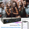 S9 UHF Rechargeable Wireless Microphone System Karaoke Microphone Wireless Mic Cordless Dual with Bluetooth Receiver Box + Volume Control ECHO for Karaoke Singing Speech Meeting Church