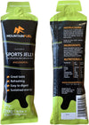 Isotonic Sports Jelly - The Refreshing Alternative to Energy Gels (Pack of 12 Mixed Flavours). Bundled with a Pair of VPoint Leisure No-Tie Elastic Shoe Laces