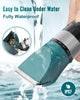 Cat Clippers for Matted Fur, 5-Speed Quiet Cordless Cat&Dog Grooming Clippers for Long Hair,IPX6 Waterproof Dog Clippers Trimmer Shaver for Dogs Cats Animals