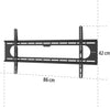 "Strong" FIX TV Wall Bracket | 800 x 400 VESA | For TV's up to 229 cm (90") | Up to 100kg | Black