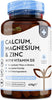 High Strength Calcium Magnesium Zinc and Vitamin D Supplement - 365 Tablets - Calcium (800mg) Tablets with Vitamin D3 Copper Manganese Boron Selenium Complex for Bone, Skin, Muscle & Teeth -