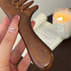 Walnut Hair Comb | 2-PC Multifunctional Wooden Hair Comb With Exquisite Box | Portable Pocket Massage Comb | Fine-toothed Sandal Wooden Comb | Hand-carved Practical Dandruff Comb For Women Men