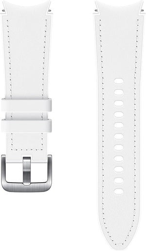 Watch Strap Hybrid Leather Band - Official  Watch Strap - 20mm - S/M - White