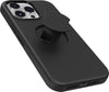 iPhone 14 Pro Max OtterGrip Symmetry Series Case - BLACK, built-in grip, sleek case, snaps to MagSafe, raised edges protect camera & screen