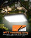 LED Camping Lantern Rechargeable, 4000LM Camping Lights with 4 Light Modes, 20000mAh Portable Power Bank up to 144 Hours, IPX5 Waterproof Tent Light for Camping, Fishing