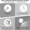 LED Battery Wall Lights, LED Wall Mounted Sconces with Remote, 3 Color Temperatures & 13 RGB & Dimmable Magnetic 360° Free Rotation Rechargeable Wall Lamp Wall Lighting (1 Pack White)