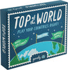 Top of the World: The pocketsize globe-trotting game of top 10s. Travel the world in this game of knowledge, strategy & crafty guesswork.