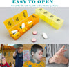 High Capacity Weekly Pill Box/Organiser 7 Day 4 Times A Day, with 28 Copartments to Hold Plenty of Medication, Vitamins and Supplements（Colour）