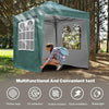 Pop Up Gazebo, Pop Up Tent with Weights, Fully Waterproof, All Weather Gazebo ideal for Outdoor Party Camping (2x2m,Green)