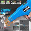 200W Plastic Welding Kit, Cordless Plastic Welder, Plastic Welding Machine 220V, 5000mAh USB Rechargeable Car Bumper Repair Kit with 1050PCS Hot Stapler, Plastic Welding Repair Kit for Car Bumpe