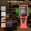 Pinless Moisture Meter MS02 Non-Destructive Wood Moisture Meter Detector with Large LCD Display, Batteries, 4 Modes Damp Meter for Wood, Firewood,Walls,Building Materials