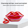 Corded Telephones,Creative Red Lips Landline Phone European Style Desktop Telephone for Home Office,Novel Fashionable Lips Shape Desktop Landline Phone for Desktop