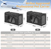 Cat Carrier Airline Approved ，Large Cat Carrier,Foldable Cat Carriers Medium Two-Way Placement on Plane for Cats and Small Dogs, Black