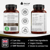 Ashwagandha KSM-66 and Lions Mane Capsules - High Strength 2000mg KSM-66 Ashwaghandha Root Extract and Lions Mane Mushroom Extract - 120 Vegan Capsules with Black Pepper - UK Made by New Leaf