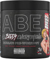 ABE Pre Workout - All Black Everything Pre Workout Powder, Energy & Physical Performance with Citrulline, Creatine, Beta Alanine (315g - 30 Servings) (Baddy Berry)