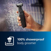 Bodygroom Series 3000 Showerproof Groin and Body Trimmer, Close and Comfortable Shave, Complete Body Grooming, 50 Min. Runtime, Model BG3017/01