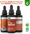 Natural Dual-Form Iodine : 100% Free and Unbound Iodine/Iodide Supplement. 675mcg (30ml) for Energy, Mood & Metabolism. Made in The UK.