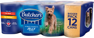 Chunks in Jelly Recipes Wet Dog Food Tins 12 x 400g