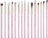 Eye Brushes 15Pcs Professional Makeup Brushes Make up Brush Set Cosmetics Tools Eye Liner Shader Wood Handle Natural-synthetic Hair,T294