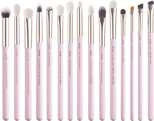 Eye Brushes 15Pcs Professional Makeup Brushes Make up Brush Set Cosmetics Tools Eye Liner Shader Wood Handle Natural-synthetic Hair,T294