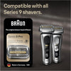 Series 9 Electric Shaver Replacement Head, Easily Attach Your New Shaver Head, Also Compatible with Series 9 Pro Electric Razors, 94M, Silver