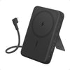 Zolo Magnetic Power Bank, 10,000mAh Wireless Portable Charger with 30W Max Fast Charging, Battery Pack with Built-In USB-C Cable and Adjustable Stand, For iPhone 15/14 Series, AirPods, and More