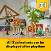 Creator 3in1 Wild Safari Animals, Giraffe Toy to Gazelle Figures to Lion Model, Set for Kids, Girls & Boys Aged 9 Plus, Includes Flamingo and Butterfly, Nature Gifts for Imaginative Play 31150