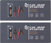 Jump Starter Power Pack, 5000A Peak Car Battery Booster (up to All Gas or 10L Diesel) with 3" LCD Display, Jump Starter with Dual USB Outputs, Jump Leads and LED, Jump Pack for 12V Vehicles