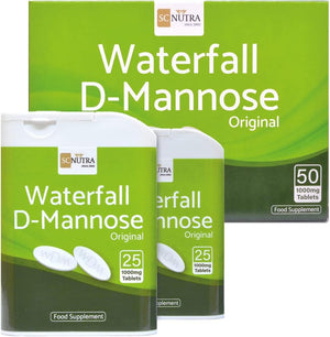 D-Mannose Tablets 1000mg - Waterfall D-Mannose sourced Naturally from Birch - High Purity - Suitable for Vegetarians & Vegans. SC Nutra ()