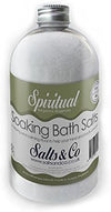 Spiritual Soaking Bath Salts - Feel Uplifted & Positive - Bergamot & Rosemary Essential Oils -  Aromatherapy Epsom Salts - 500g