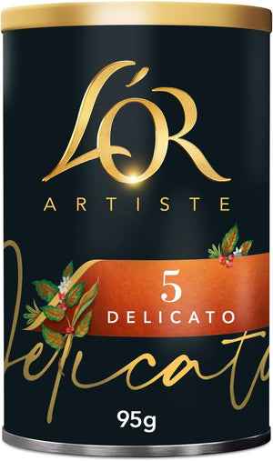 L’OR Artiste Delicato Instant Coffee Intensity 8 Tins, 6 x 95g