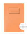 SV43514 Exercise Book, Orange, 5 mm Squares, A4 (Pack of 10)