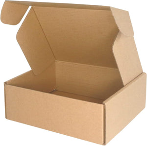 200×150×70mm Small Parcel Postal Boxes Royal Mail PiP Corrugated Cardboard Boxes for Posting, Brown Mailing Postage Shipping Box for Small Business, Storing or Gift Wrapping Packaging (10 Pcs)