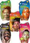 Face Masks Peel Off Gift Set - 5 x Peel Off Face Masks to Cleanse & Hydrate - Peel Off Skincare Set of Tea Tree, Manuka Honey, Passion, Charcoal and Cucumber - Contents May Vary