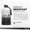 Jug - 2.2 Litre Water Bottle - Extra Strong Flex Material - Drop Proof, Pop or Straw Cap Options - 2.2L Large Gym Sports Bottle, BPA FREE