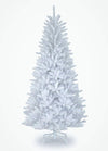 Alaskan Pine Black/Green/White Christmas Bushy Looking Artificial Tree with Metal Stand Xmas Home Décor, PVC, 6Ft/180CM