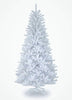 Alaskan Pine Black/Green/White Christmas Bushy Looking Artificial Tree with Metal Stand Xmas Home Décor, PVC, 6Ft/180CM